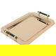Alif Gallery tofaria set with steel dates, 5 pieces, rectangular - gold product image 2