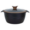طقم قدور جرانيت نيوكلاين، 10 قطع، غطاء زجاج - ازرق غامق product image 2