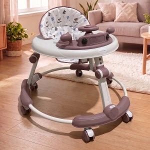 Fun Moment Baby Walker, Foldable, Adjustable, Musical Toys - Multicolor product image