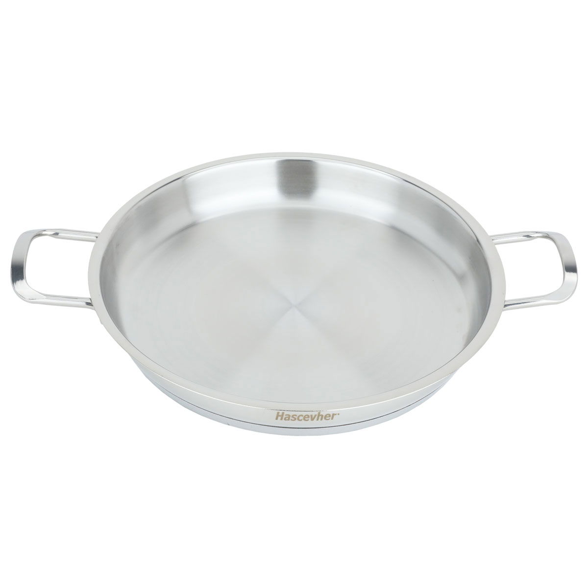 Al Saif Gallery Turkish Steel Omelet Pan, 24 x 3.5 cm, Handle - Silver product image 2