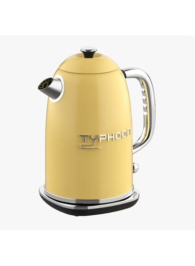 غلاية كهربائية تايفون، 2200 واط، 1.8 لتر، يد فضي، TY-01-002 Y - اصفر product image 3