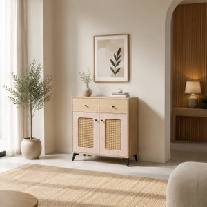 بوفية مودرن خشب MDF، 95×80×35 سم - خشبي product image