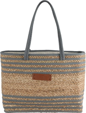 Al Saif Gallery Wicker Thermos Bag, 45x30 cm - Dark Gray Beige product image 2