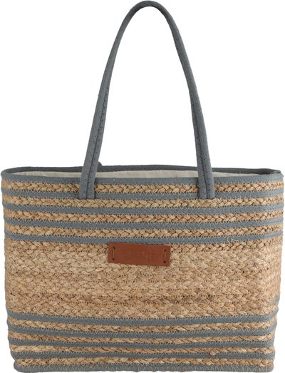 Al Saif Gallery Wicker Thermos Bag, 45x30 cm - Dark Gray Beige product image 2