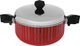 Alsaif Plus Teflon pot with steel cover, 22 cm - red product image 1