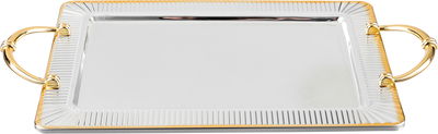 Alsaif Gallery Steel Tofry Set, 3 Pieces - Silver Gold product image 3