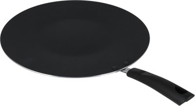طاوة تيفلون مستر كوك، 35 سم، مسطحه، بيد اسود - احمر product image 2