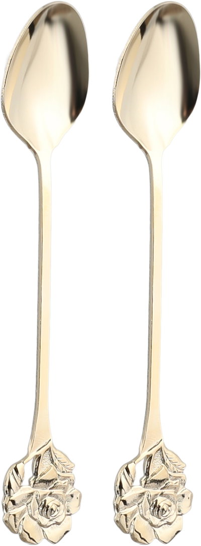 طقم ملاعق شاي ستانلس استيل السيف غاليري، 6 قطع - ذهبي product image 1