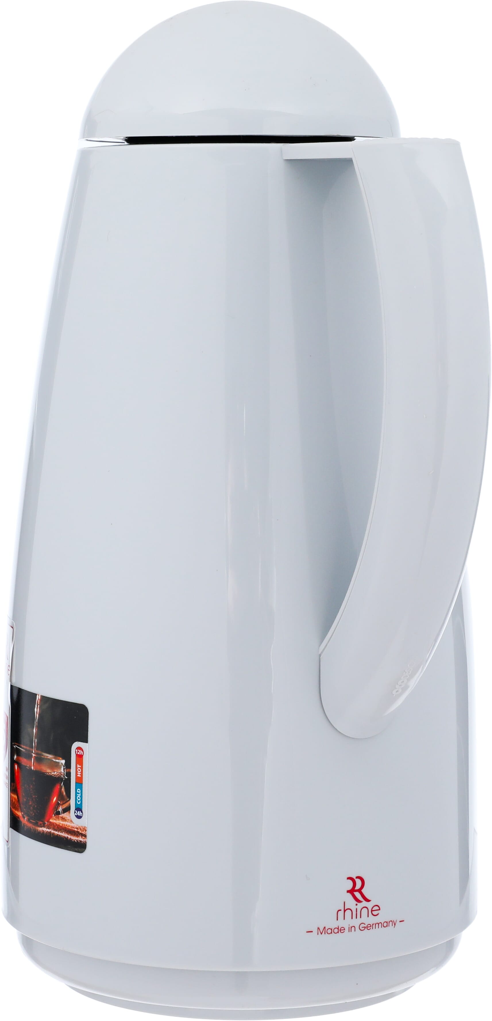 Alrhine Marcotec thermos, 1 liter, glass inner container, plastic outer shell - gray product image 2