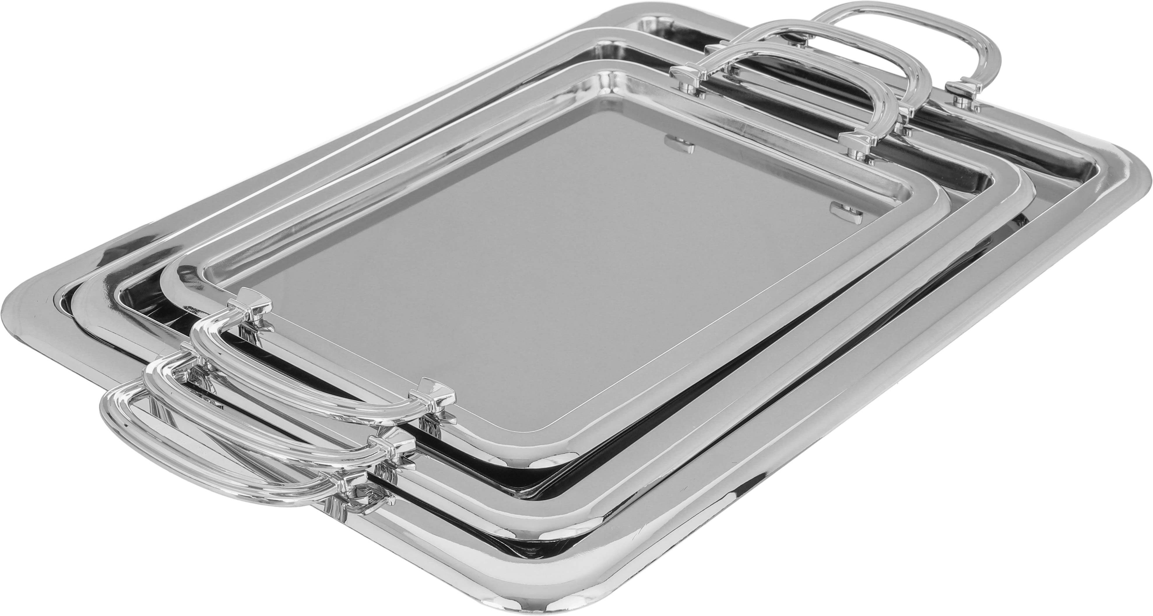 طقم طوفريات استيل، 3 قطع - فضي product image