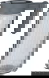 جيك زجاج مع غطاء هيرفين، 1.43 لتر - رمادي غامق product image 1