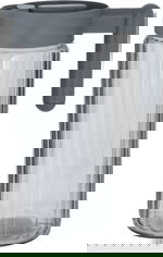 جيك زجاج مع غطاء هيرفين، 1.43 لتر - رمادي غامق product image 1