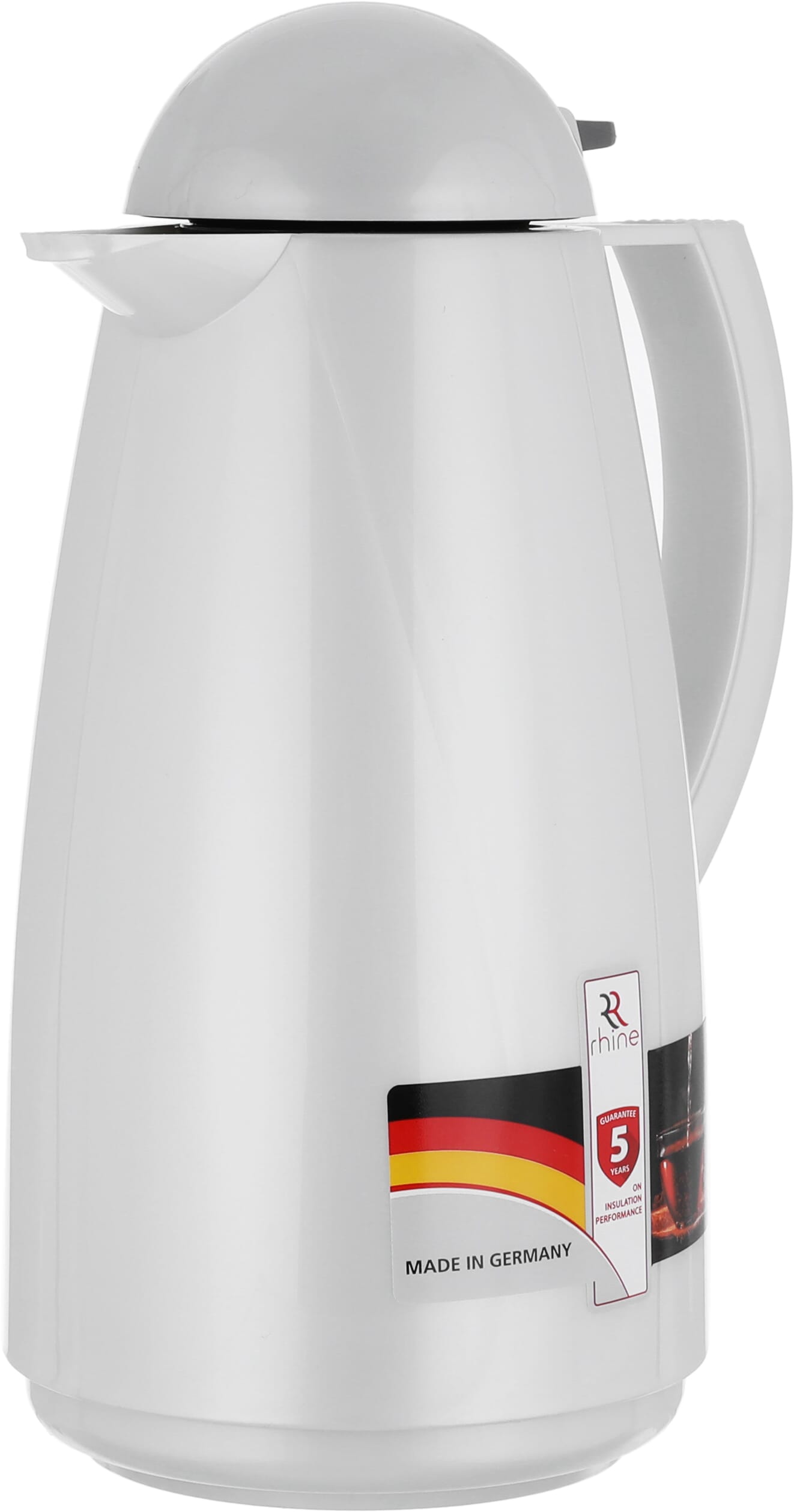 Alrhine Marcotec thermos, 1 liter, glass inner container, plastic outer shell - silver product image 7