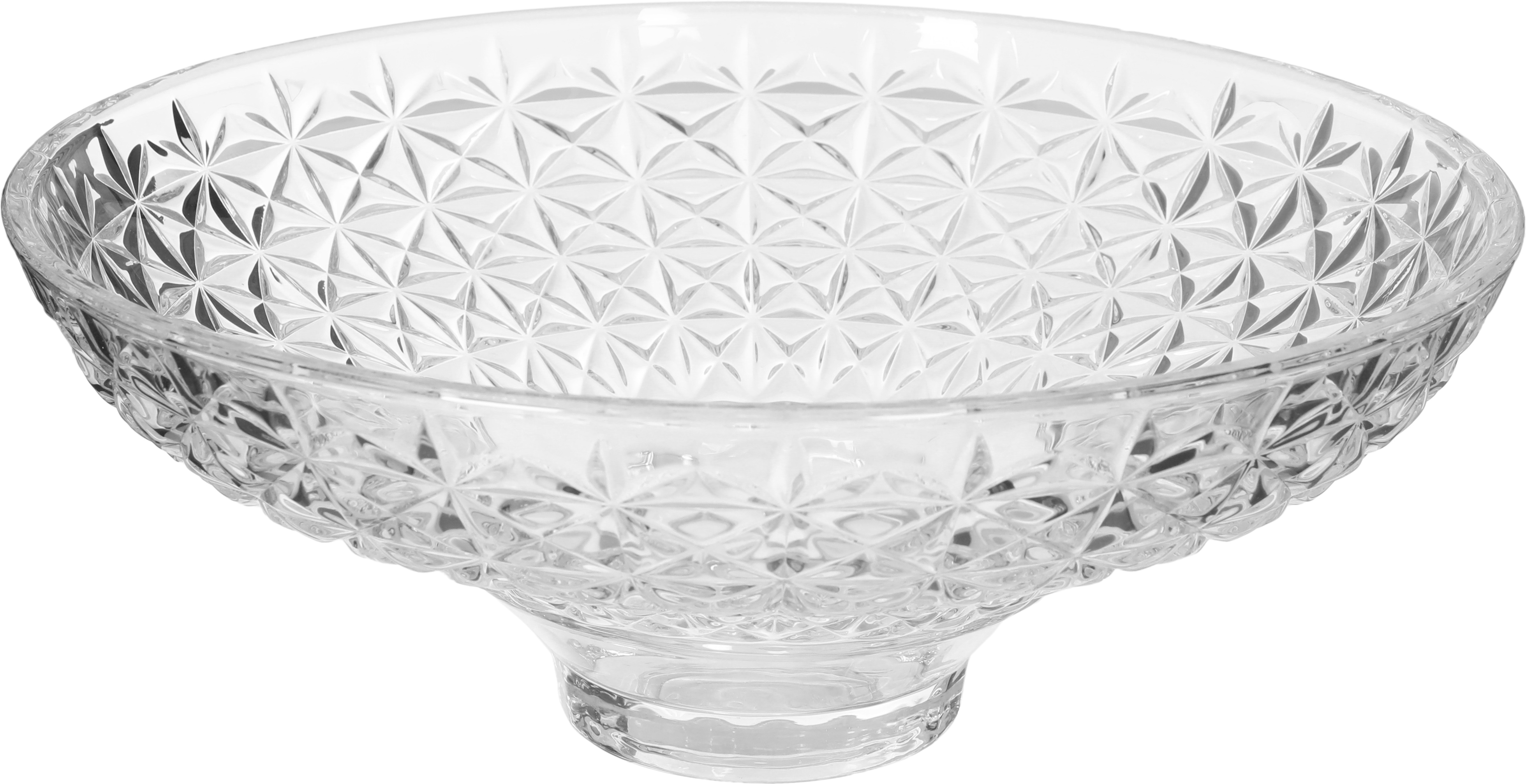 Alsaif Plus glass dish, 12 x 32 x 32 cm, deep circular - transparent product image 1