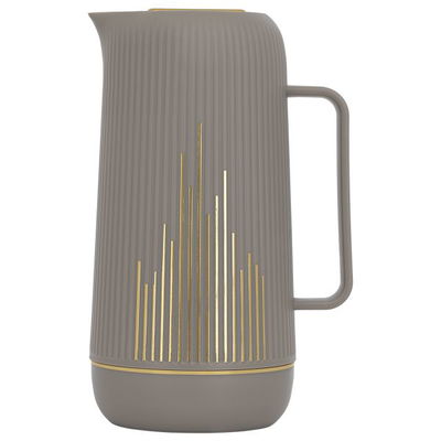 Glory Harmony thermos, 1 liter, glass inner container, plastic outer shell - brown product image 1