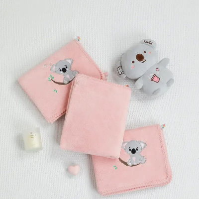 منشفة كورال فليس ريفي، 50×90 سم - بينك product image 5