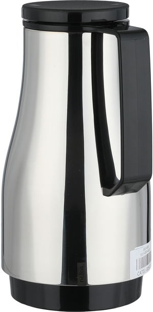 ترمس شامبيونز هيليوز، 1.5 لتر، حافظة داخلية زجاج - فضي اسود product image 2