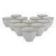 Al Saif Gallery porcelain coffee cups, floral pattern, 12 pieces - white product image 1