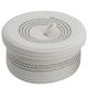 Al Saif Gallery Cotton Baskets, 26 x 17 x 19 cm, Round with Cover, 3 Pieces - Beige product image 2