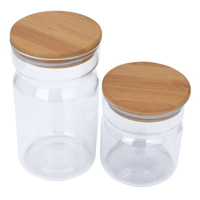 طقم علب بهارات بغطاء زجاج السيف غاليري، 6 قطع - شفاف product image 5