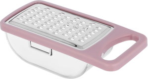 Al Saif Gallery Steel grater with plastic box - silver pink product image 2