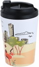 Al Saif Gallery Stainless Steel Deer Print Vacuum Insulated Mug, 360 ml, 12 oz - White product image 2