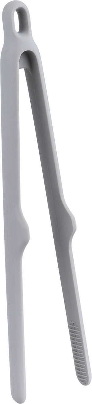 ملقاط طعام سيليكون السيف غاليري، 27×6 سم - رمادي فاتح product image