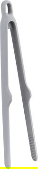 ملقاط طعام سيليكون السيف غاليري، 27×6 سم - رمادي فاتح product image 1