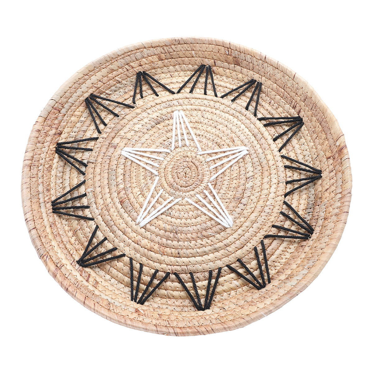 Al Saif Gallery wicker Serving tray, 42×5 cm - beige product image 2