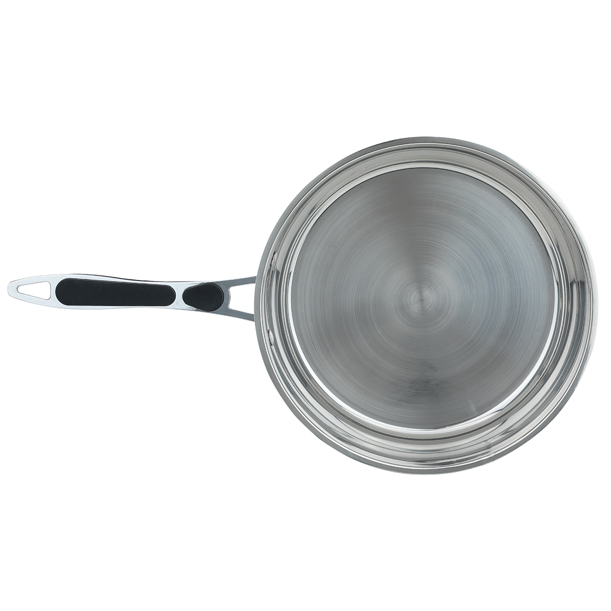 طاوة استيل بيد سليكون روكي، 24 سم - فضي product image 2