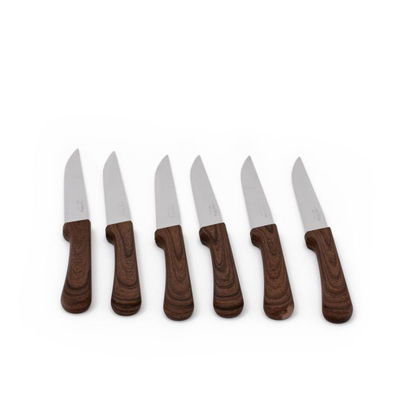 طقم سكاكين استيل السيف غاليري، 6 قطع - بني product image 1