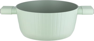 Robust Aluminum Cookware Set, 9 Pieces, Glass Lid - Light Green product image 4