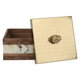 علبة تخزين بغطاء خشب العين الأندلسية، 13×13×6 سم، مربع - متعدد الألوان product image 3
