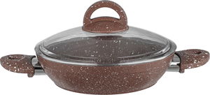 طقم قدور بيكاتا جرانيت زجاج صافلون، 6 قطع - بني شفاف product image 2