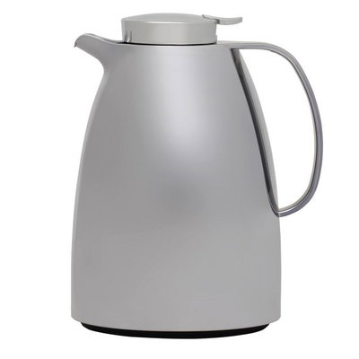 Al Saif Gallery Lima thermos, 1 liter, thermal glass inner container, plastic outer shell - silver product image 2