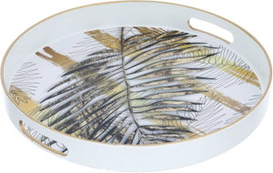 طوفرية تقديم دائري فايبرك السيف غاليري، 33×33×4.3 سم  - متعدد الألوان product image 2