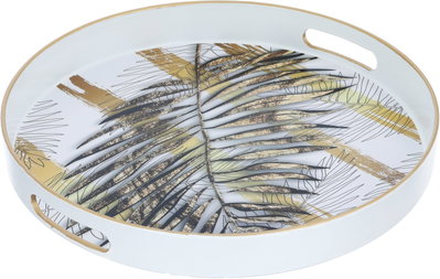 طوفرية تقديم دائري فايبرك السيف غاليري، 33×33×4.3 سم  - متعدد الألوان product image 2