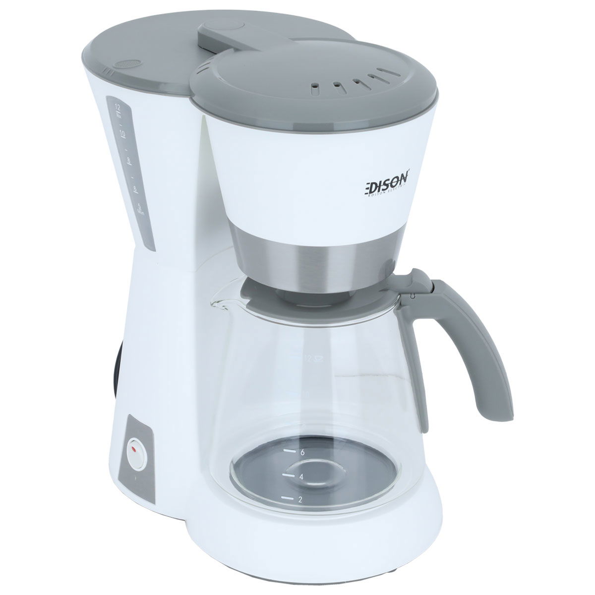 Edison Drip Coffee Maker, 1.5L, 1000W - White Gray product image