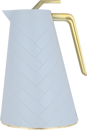 ترمس جلوري، 1 لتر، حافظة داخلية زجاج - رمادي فاتح product image 2