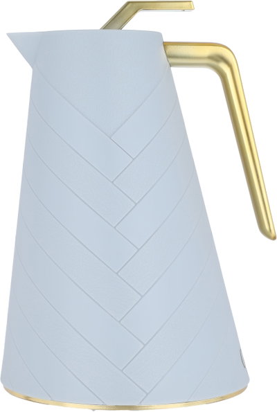 ترمس جلوري، 1 لتر، حافظة داخلية زجاج - رمادي فاتح product image 2