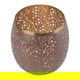 فانوس هندي استيل العين الاندلسية، 14×14×16 سم - بني ذهبي product image 1