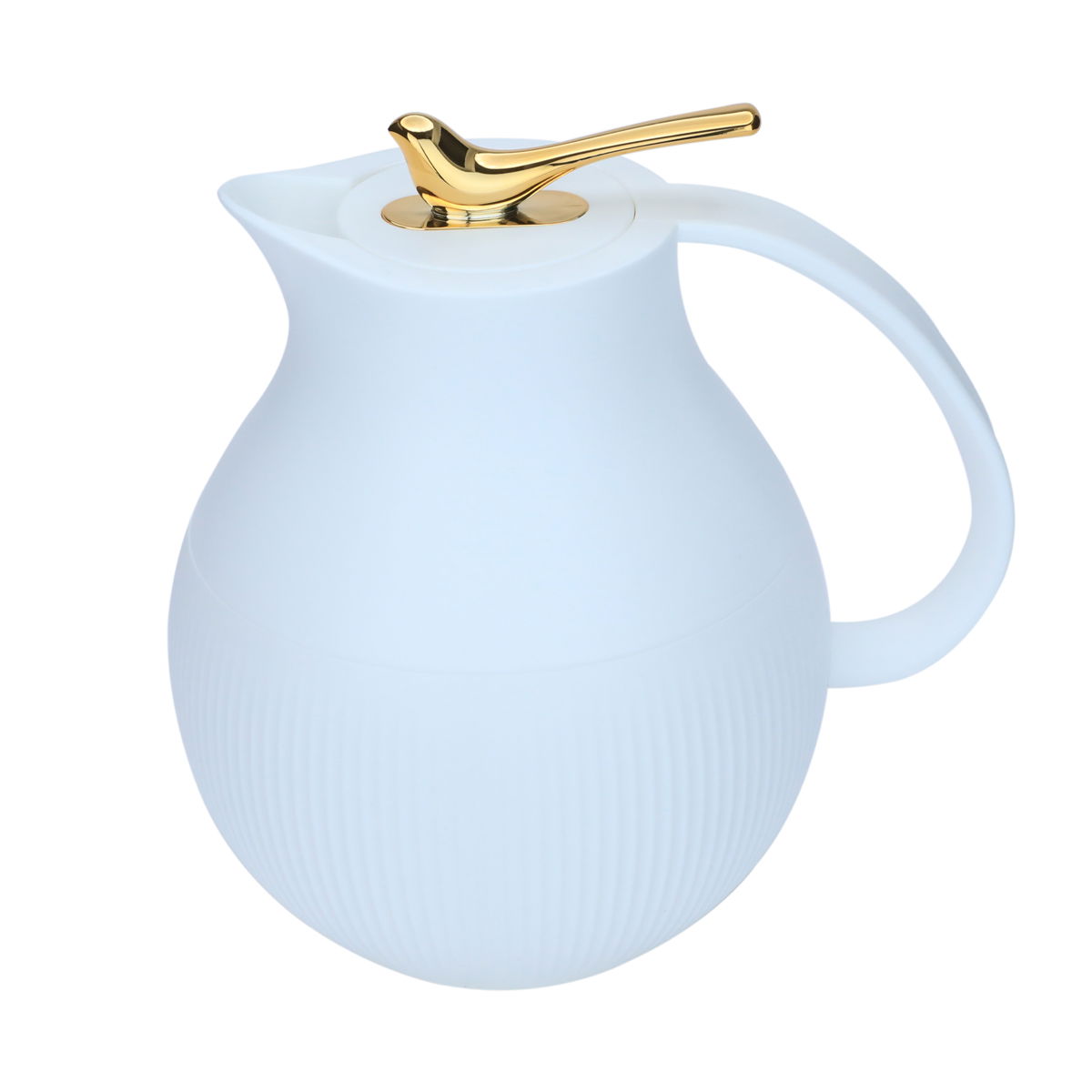 Al Saif Gallery Royal 6 thermos, 950 ml, glass inner container, plastic outer shell - white product image 2