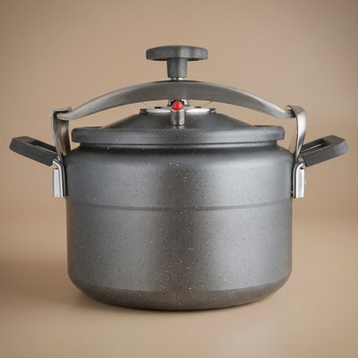 قدر ضغط جرانيت فولكانو السيف غاليري، 11 لتر، يد معدن - رمادي غامق product image 1