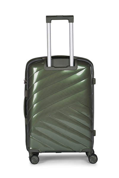 Limra LMA-1928 Polypropylene Luggage Set, 3 Sizes, 4 Wheels - Dark Green product image 3