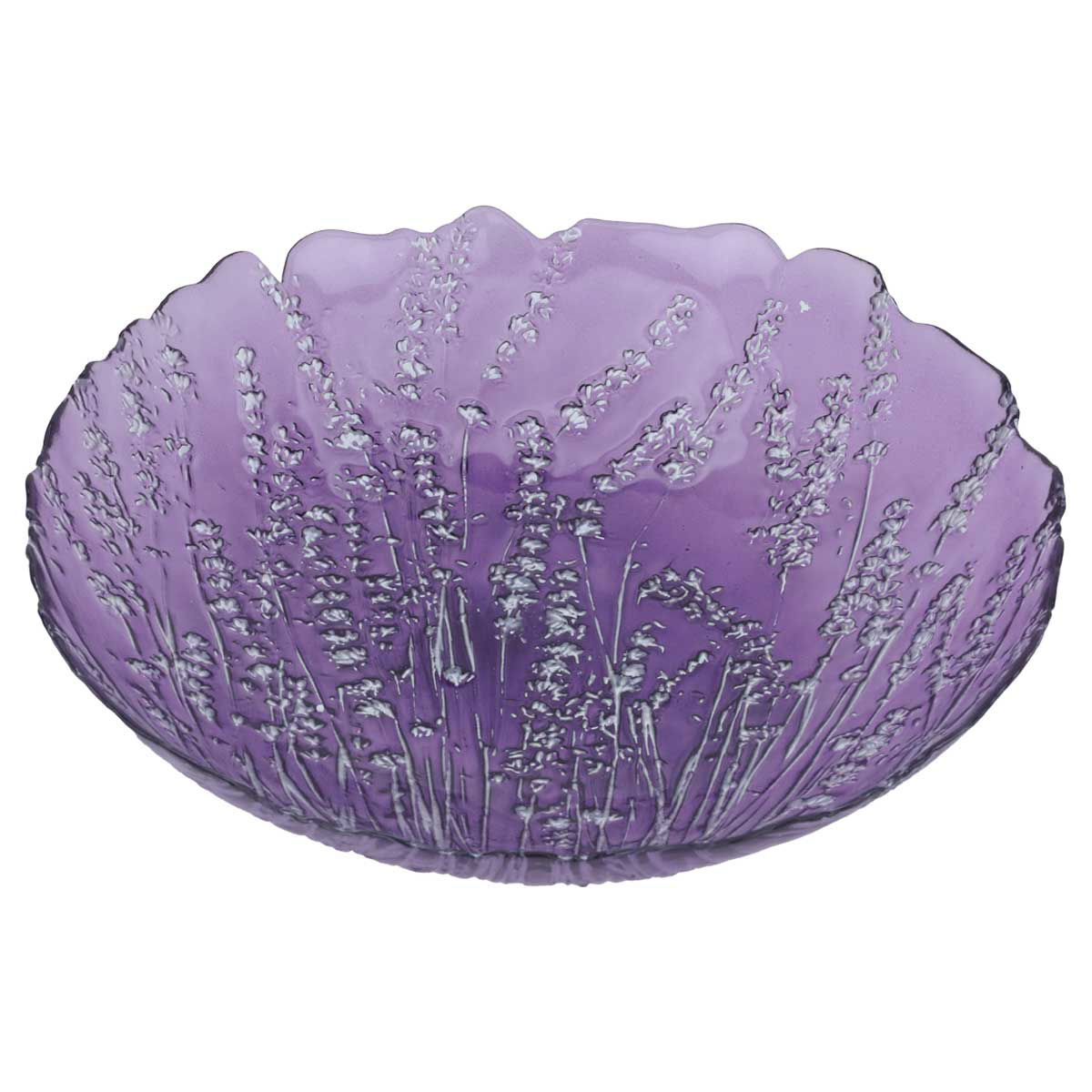 Al Saif Gallery Glass Serving Plate, 30X30X5 Cm - Purple product image 2
