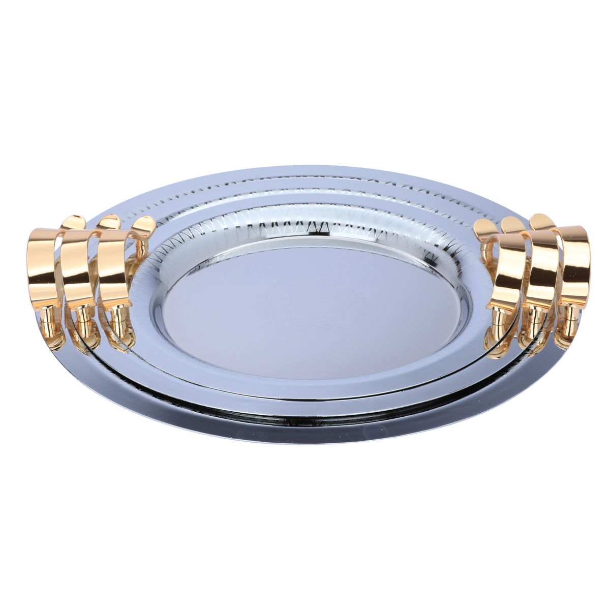 طقم طوفريات استيل السيف غاليري، 3 قطع، دائري - فضي product image 2