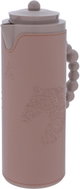Al Saif Gallery Royal 7T thermos, 1 liter, leather covered, horse engraving, glass inner case, plastic outer case - Cappuccino product image 4