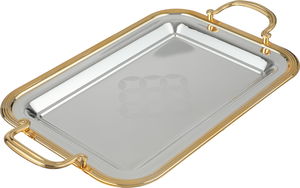 طقم طوفريات استيل السيف غاليري، 3 قطع، يد ذهبي - فضي ذهبي product image 2