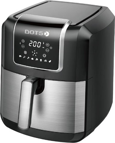 قلاية هوائية دوتس، 1700 واط، 6.5 لتر، شاشة ديجيتال، FRA-065 - فضي product image 1