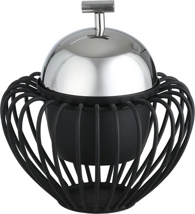 طقم مبخرة ستانلس استيل السيف غاليري، 35.5x20.5x17 سم، 3 قطع - أسود فضي product image 5